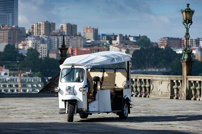 1.5-Hour Private Electric Tuk Tuk Sightseeing Tour Historic Porto - Tour Details