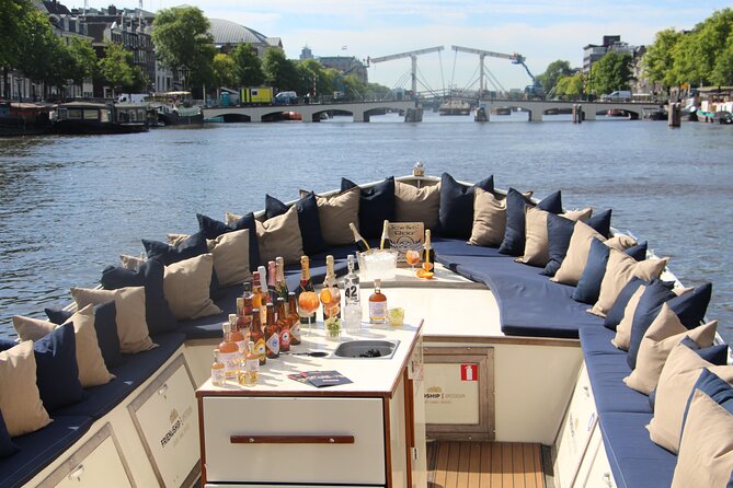 Amsterdam Open Boat Canal Cruise With Onboard Bar