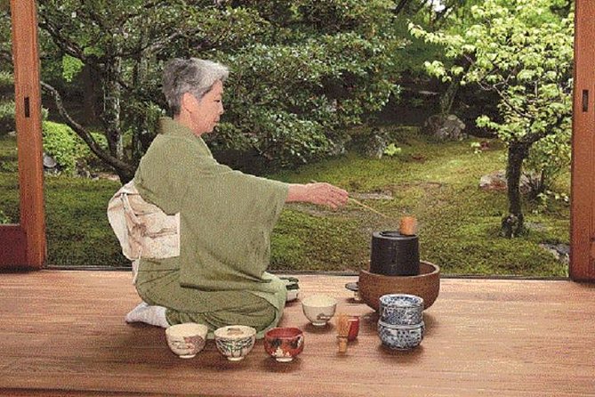 Kyoto Tea Ceremony With Kimono Nearby Daitokuji