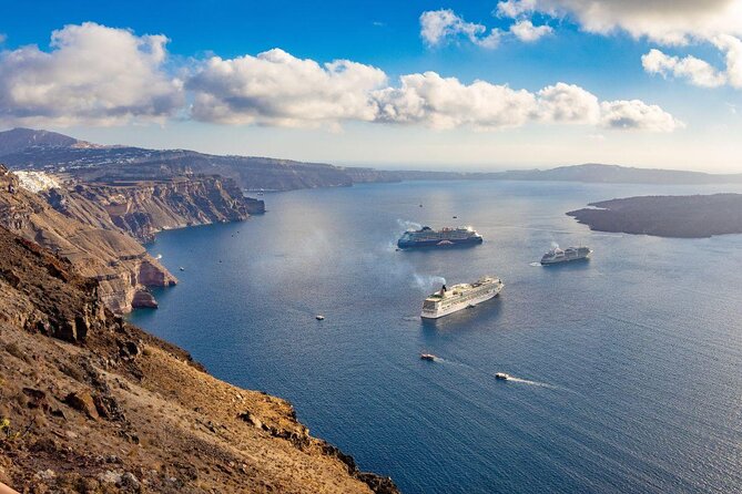 Semi-Private Luxury | Santorini Catamaran Cruise With BBQ on Board and Drinks
