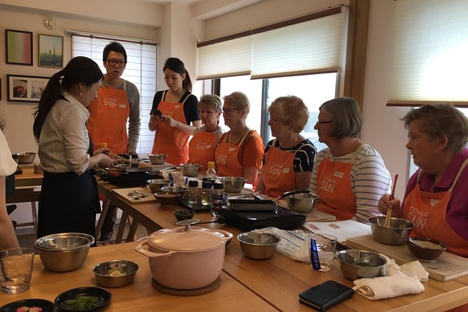 Small-Group Wagyu Beef and 7 Japanese Dishes Tokyo Cooking Class - Cooking Studio Location