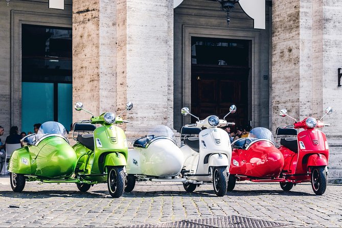 Vespa Sidecar Tour in Rome With Cappuccino - Tour Highlights and Inclusions