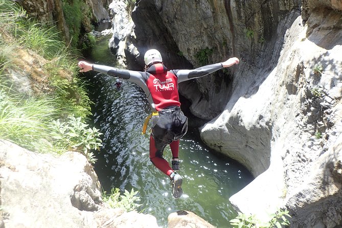 From Marbella: Canyoning Tour in Guadalmina Canyon - Equipment Provided