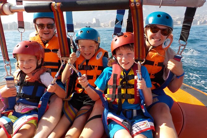 Parasailing in Fuengirola - The Highest Flights on the Costa - Boat Ride and Marine Life