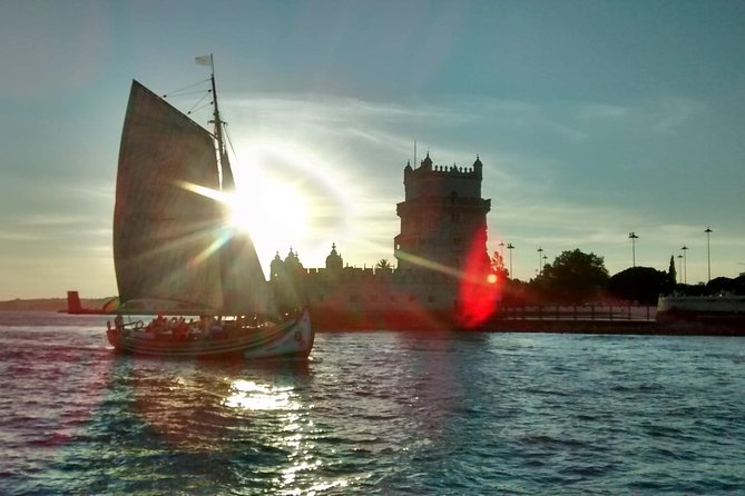 2-Hour Lisbon Traditional Boats Sunset Cruise With White Wine - What To Expect