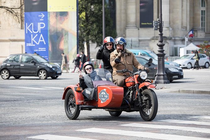 Paris Private Flexible Duration Guided Tour on a Vintage Sidecar - Rave Reviews From Travelers