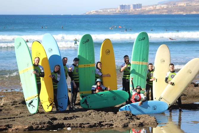 Group Surfing Lesson at Playa De Las Américas, Tenerife - Key Points