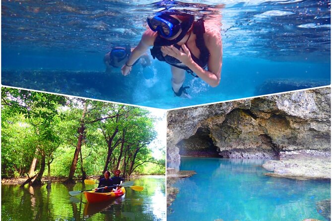 [Input TEXT TRANSLATED INTO English]:Ishigaki Mangrove Sup/Canoe + Blue Cave Snorkeling[Directions]:You Are a Translator Who Translates INTO English. Repeat the INPUT TEXT but in English - Key Points