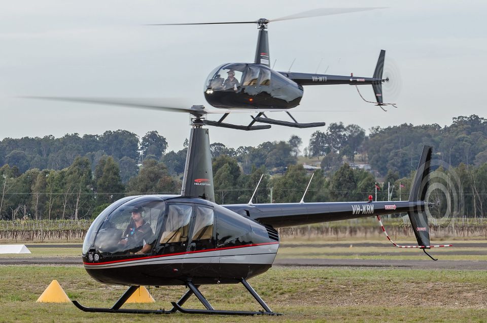 10 Minute Helicopter Scenic Flight Hunter Valley - Key Points