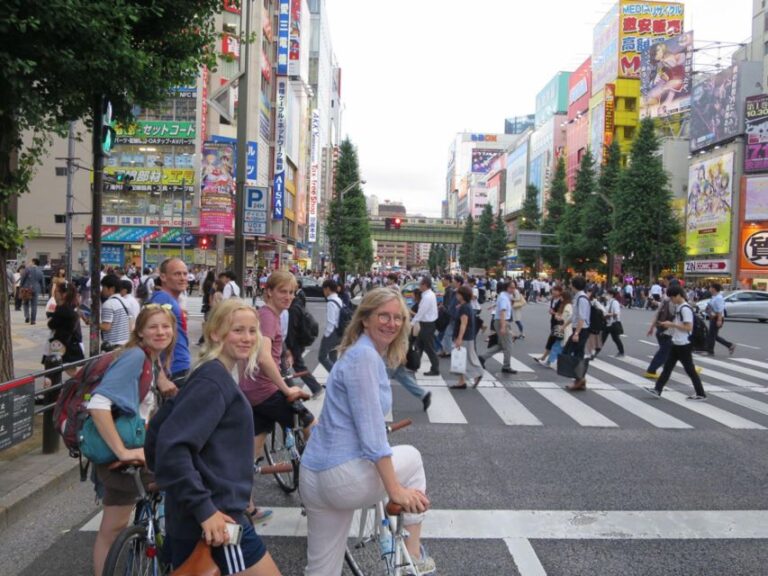 3-Hour Tokyo City Highlights Sunset Bike Tour