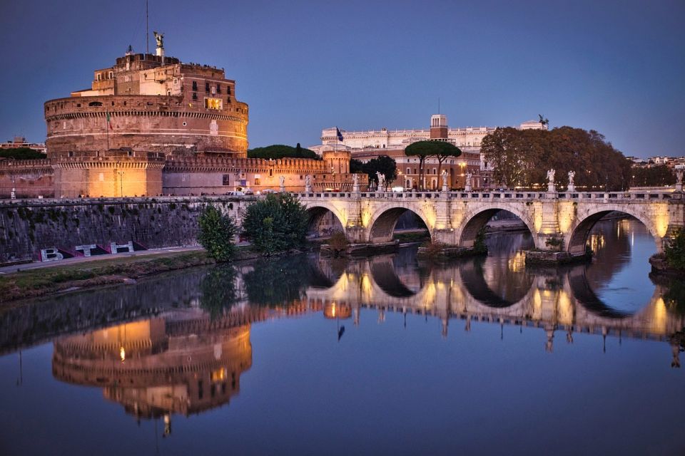 4 Best Views Rome: Private Guided Tour With Lamborghini Urus - Castel SantAngelo View