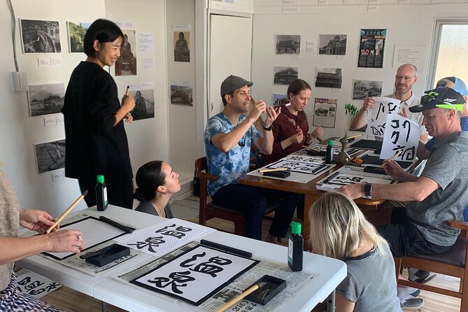 Calligraphy Class for Beginners in a Century-old Japanese House