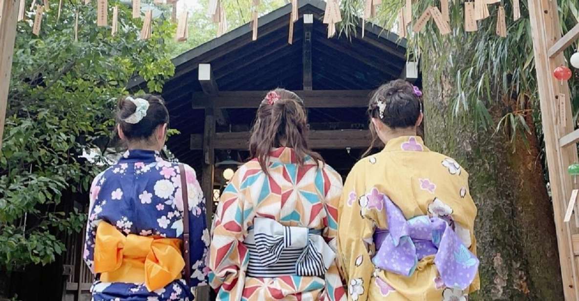 Guided Tour of Walking and Photography in Asakusa in Kimono