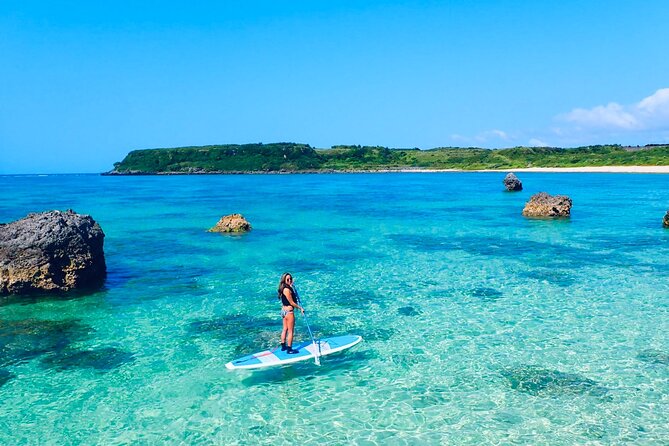 [Input TEXT TRANSLATED INTO English]:Miyako: Great View, Beach Sup/Canoe, and Sea Turtle Snorkeling! - Included Services