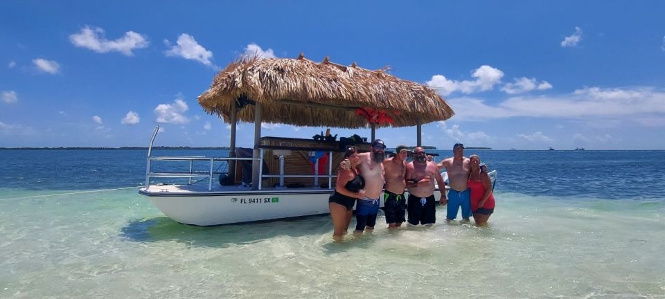 Key West: Private Florida Keys Sandbar Tiki Boat Cruise - Price and Duration