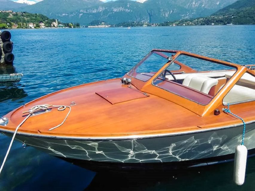 Lake Como: Classic Speedboat Private Tour - Inclusions