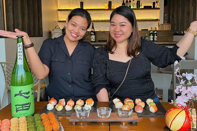 [New!] Sushi Making Experience + Japanese Sake Set!!