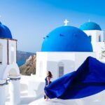 Private Flying Dress Photoshoot h in Santorini, Pick up Included - Overview of the Experience