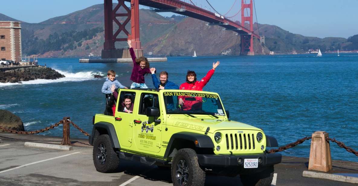San Francisco: Private City Highlights Tour in a Jeep - Tour Details