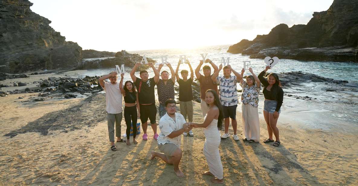 Secrete Proposal Photo/Video Honolulu Blowhole - Pricing and Booking