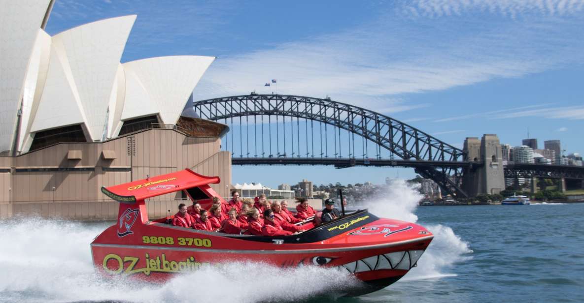 Sydney: Jet Boat Adventure Ride From Circular Quay - Experience Details