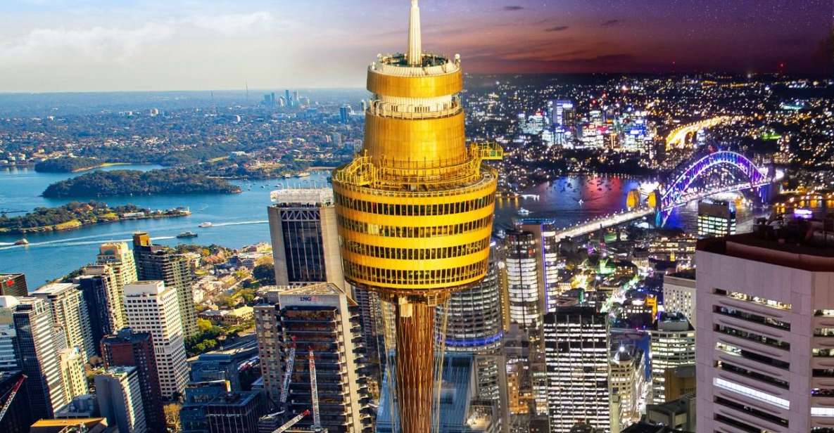 Sydney: Night Tour Including Sydney Tower Eye Tickets