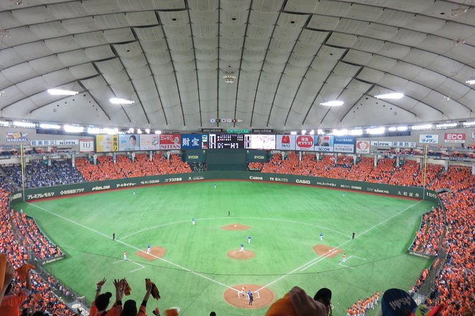 Tokyo Baseball Yomiuri Giants Match Tour (English Speaking Guide)