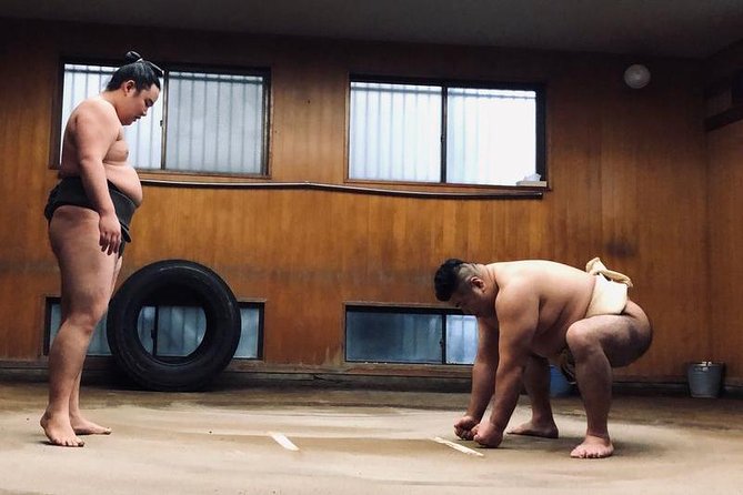 Tokyo Skytree Town Sumo Wrestlers Morning Practice Tour