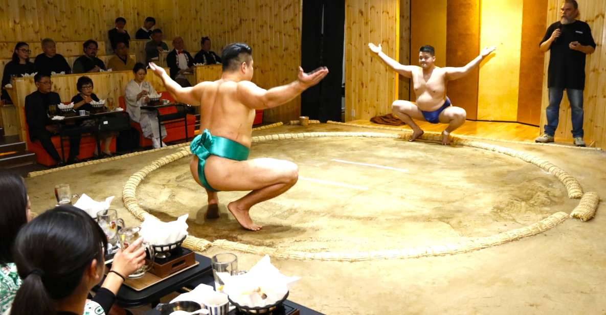 Tokyo: Sumo Show Experience With Chicken Hot Pot and a Photo - Live Sumo Demonstrations