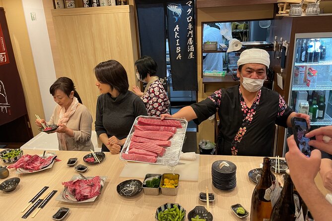 Tuna Cutting Show in Tokyo & Unlimited Sushi & Sake
