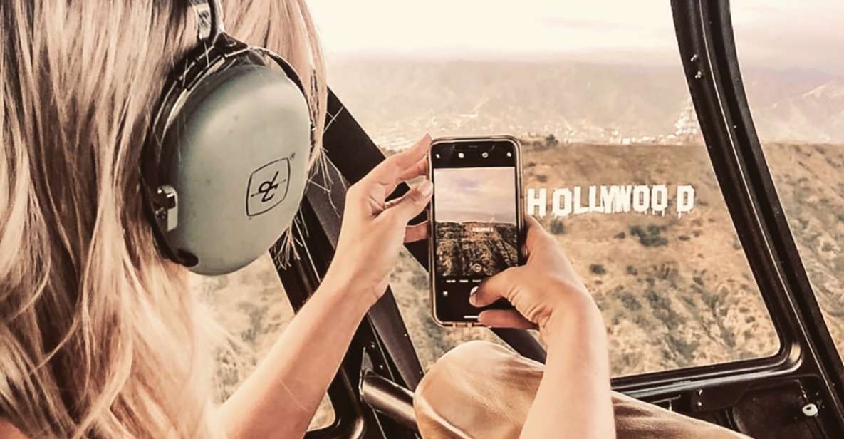 10-Minute Hollywood Sign Helicopter Tour - Tour Highlights