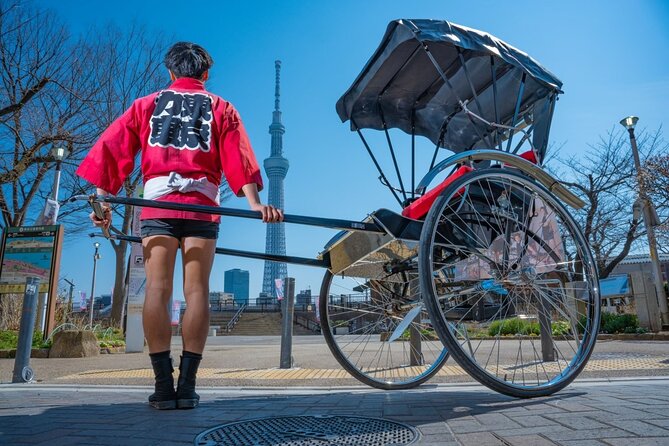 [30 Minutes] Asakusa Ancient Trip Plan by Rickshaw ~ Tour of Tokyo Sky Tree - Exploring Sensoji Temple