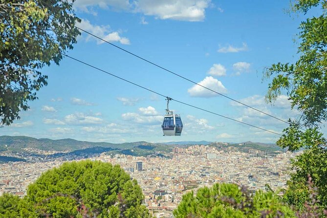 360º Barcelona E-Bike Tour, Montjuic Cable Car and Boat Cruise - Itinerary