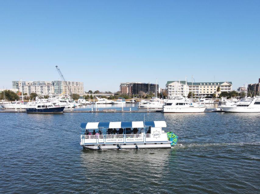 Charleston: Harbor Bar Pedal Boat Party Cruise - Experience Description