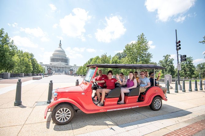 DC Monuments and Capitol Hill Tour by Electric Cart - Logistics and Information