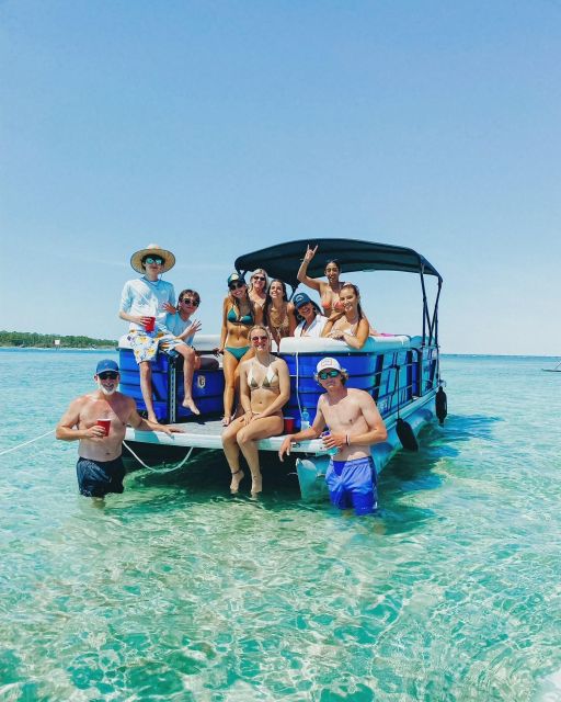 Fort Walton: Full Day Pontoon Boat Rental to Crab Island - Booking Information