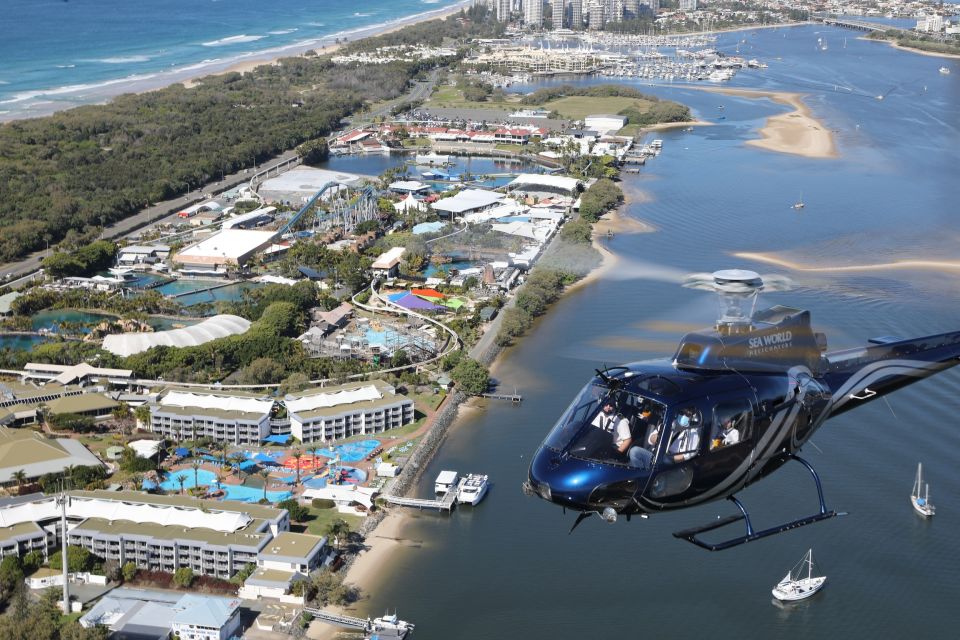 Gold Coast: Sea World and Broadwater Scenic Helicopter Tour - Booking Information