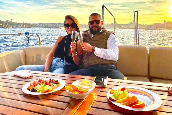 Istanbul Sunset Luxury Yacht Cruise With Snacks and Live Guide - Inclusions and Amenities