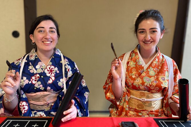 Kimono and Calligraphy Experience in Miyajima - Included in the Lesson