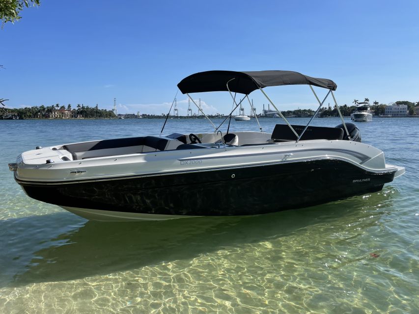Miami Beach: Private Boat Tour Rental Charter - Recap