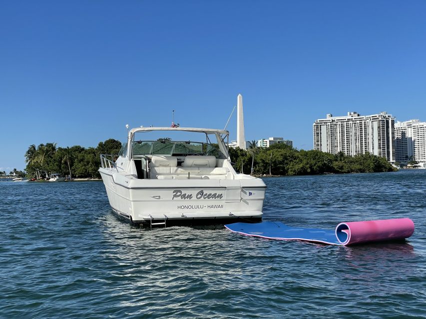 Miami: Private Yacht Rental Tour With Champagne and Snorkel - Booking Information