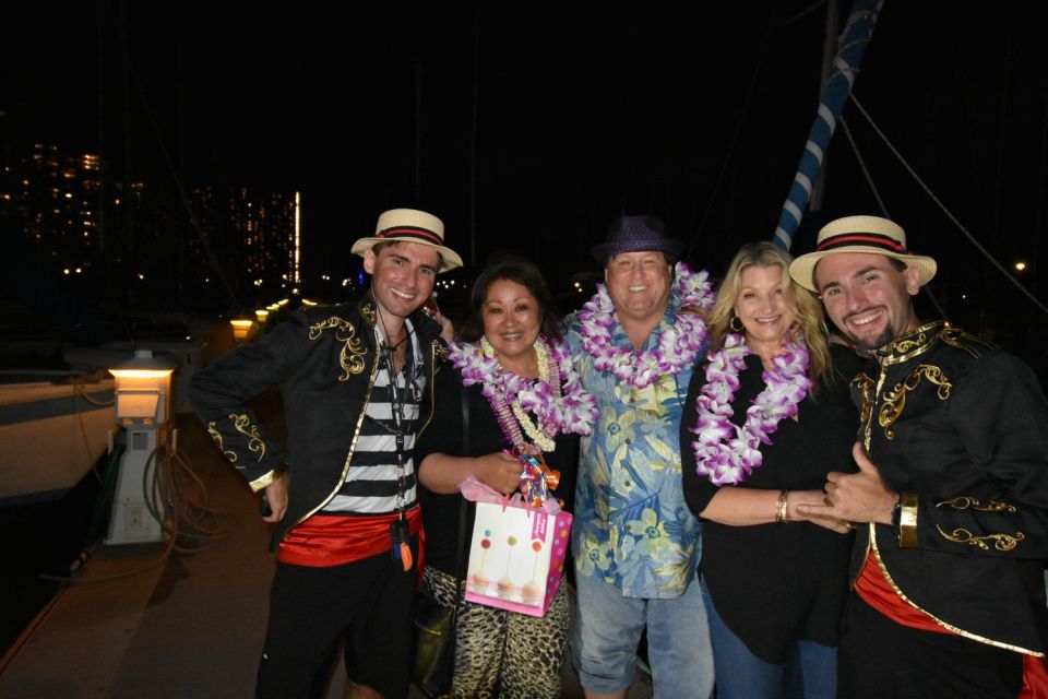 Oahu: Fireworks Cruise - Ultimate Luxury Gondola With Drinks - Language and Cancellation Policy