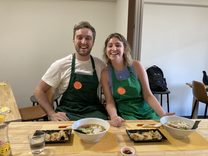 Osaka: Ramen and Gyoza Cooking Class in Dotonbori - Whats Included in the Experience