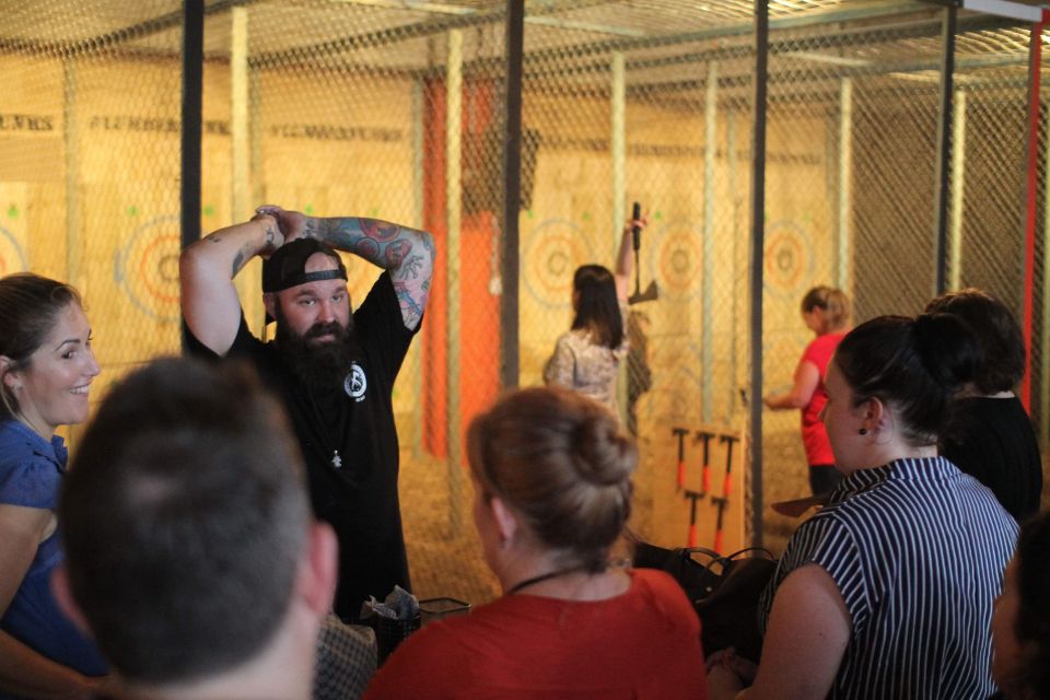 Perth: Lumber Punks Axe Throwing Experience - Instructor and Accessibility