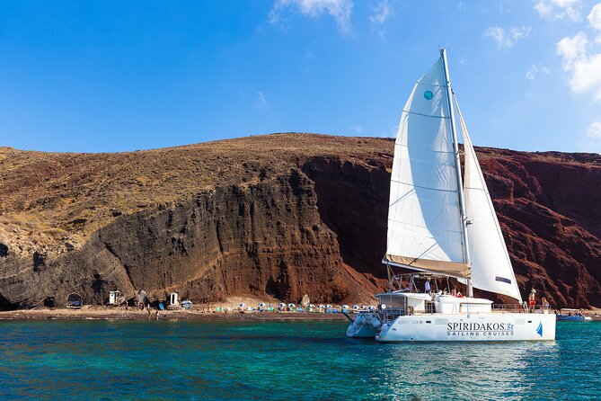 Private Sailing Catamaran in Santorini With BBQ Meal and Drinks - Itinerary Details