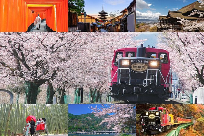Sagano Romantic Train & Arashiyama, Kiyomizudera, Fushimi Inari Taisha Day Tour - Inclusions