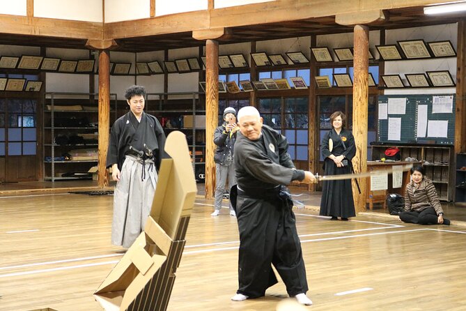 Samurai Experience Mugai Ryu Iaido in Tokyo - Medical Considerations