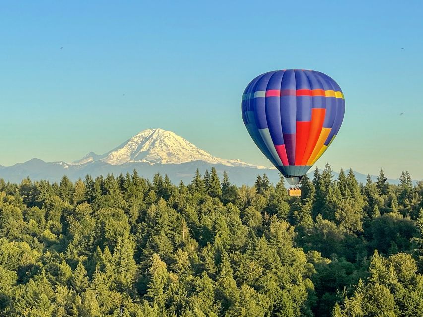 Seattle: Mt. Rainier Sunset Hot Air Balloon Ride - Highlights of the Excursion