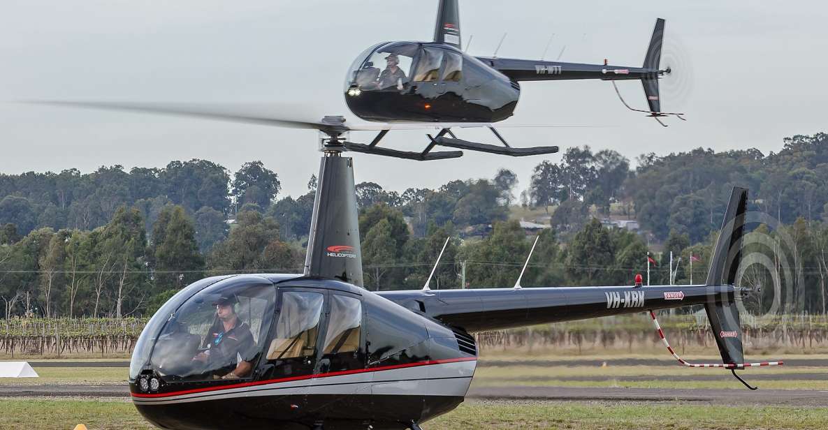 10 Minute Helicopter Scenic Flight Hunter Valley - Inclusions