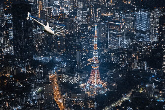 [25 Min]Tokyo Skytree + Downtown City Lights Helicopter Tour - Landmark Highlights
